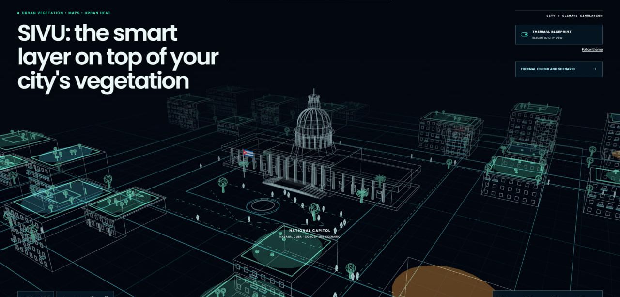 SIVU public landing page describing the system and its green guides